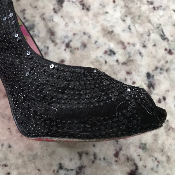 Betsey Johnson designer sparkly heels - Picture 7 of 7